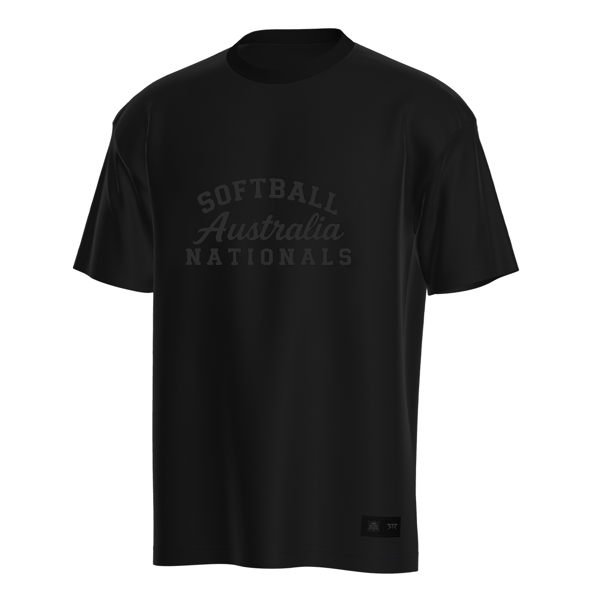 Softball Australia Nationals Black Out Oversized Tee