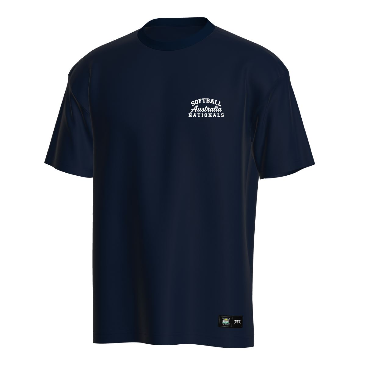 Softball Australia Nationals 2027 Championship Oversized Tee - Navy